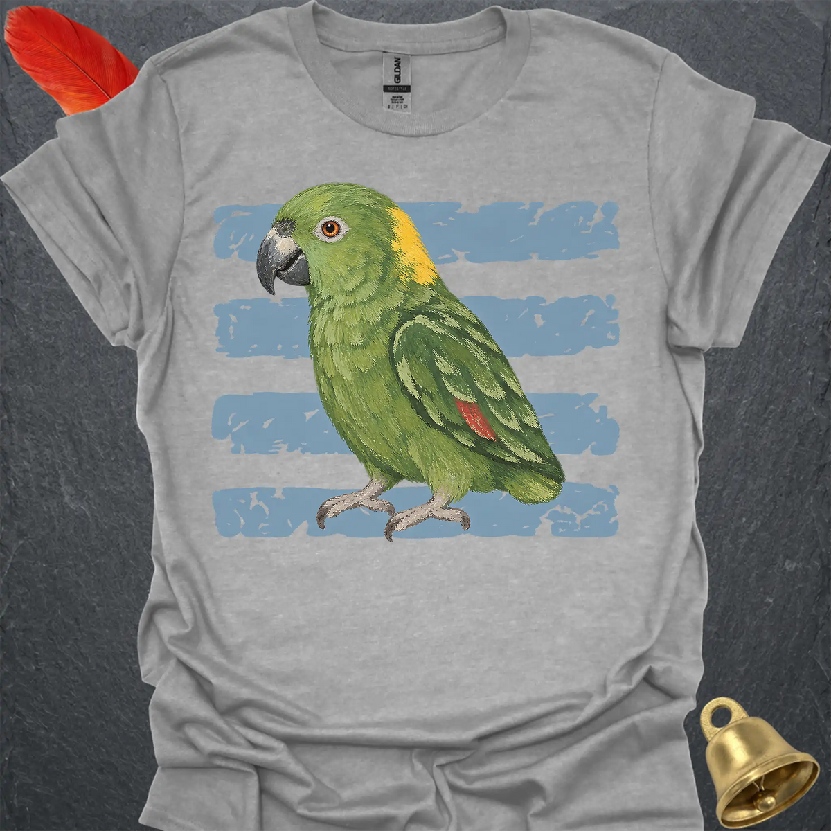Yellow-Naped Amazon Brush T-Shirt