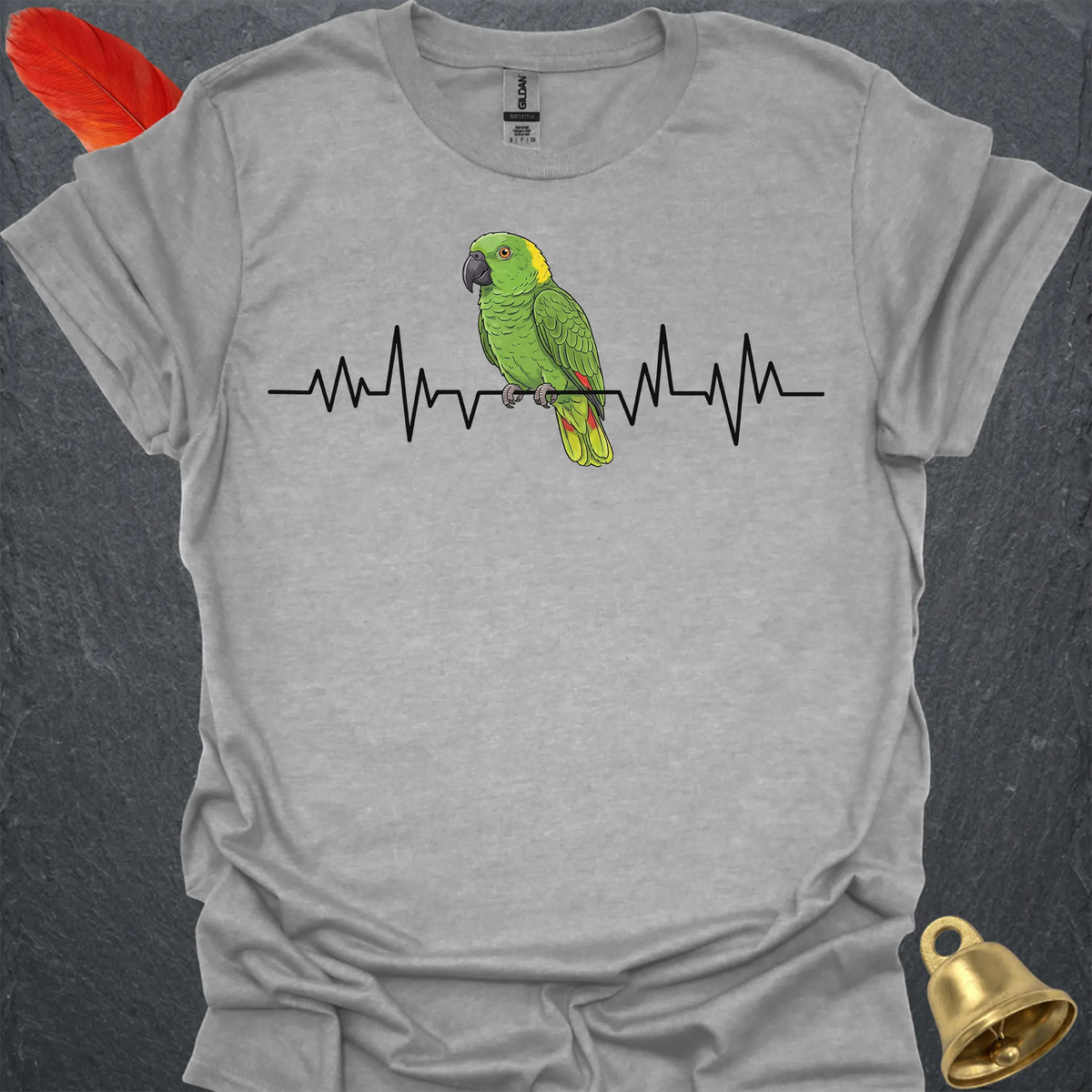 Yellow-Naped Amazon Heartbeat T-Shirt