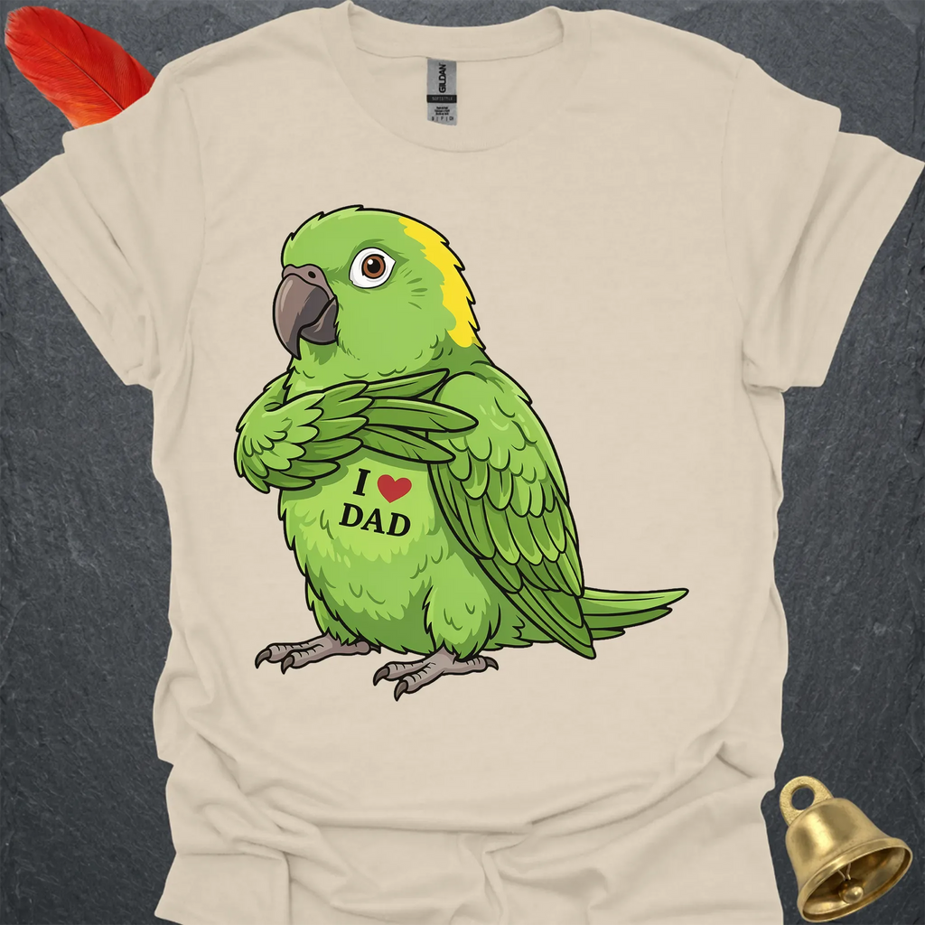 Yellow-Naped Amazon I Love Dad T-Shirt
