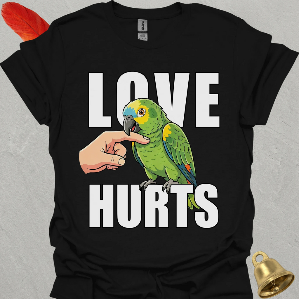 Yellow-Naped Amazon Love Hurts T-Shirt
