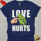 Yellow-Naped Amazon Love Hurts T-Shirt
