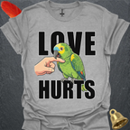 Yellow-Naped Amazon Love Hurts T-Shirt