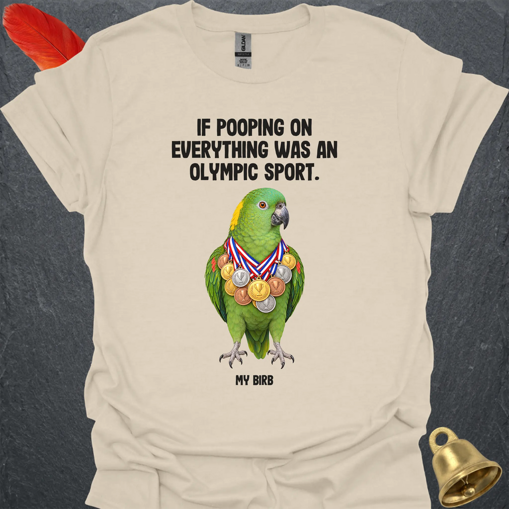 Yellow-Naped Amazon Olympic Pooper T-Shirt