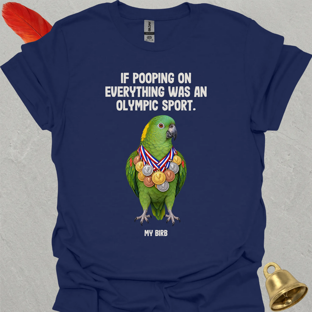 Yellow-Naped Amazon Olympic Pooper T-Shirt