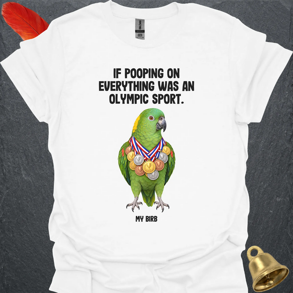 Yellow-Naped Amazon Olympic Pooper T-Shirt