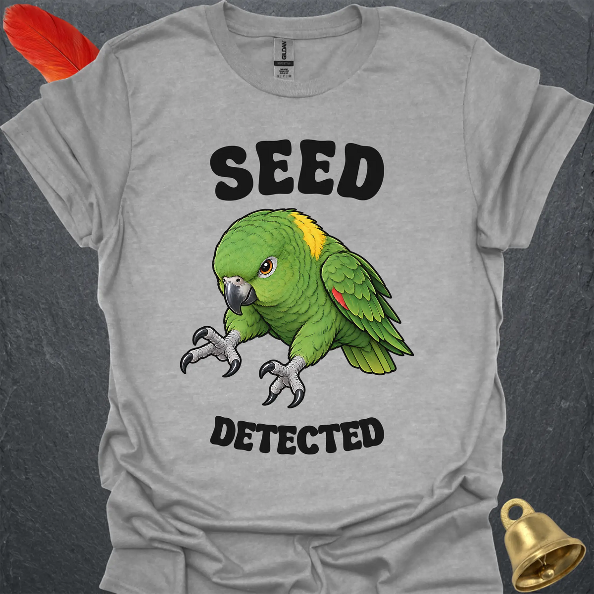 Yellow-Naped Amazon Seed Detected T-Shirt