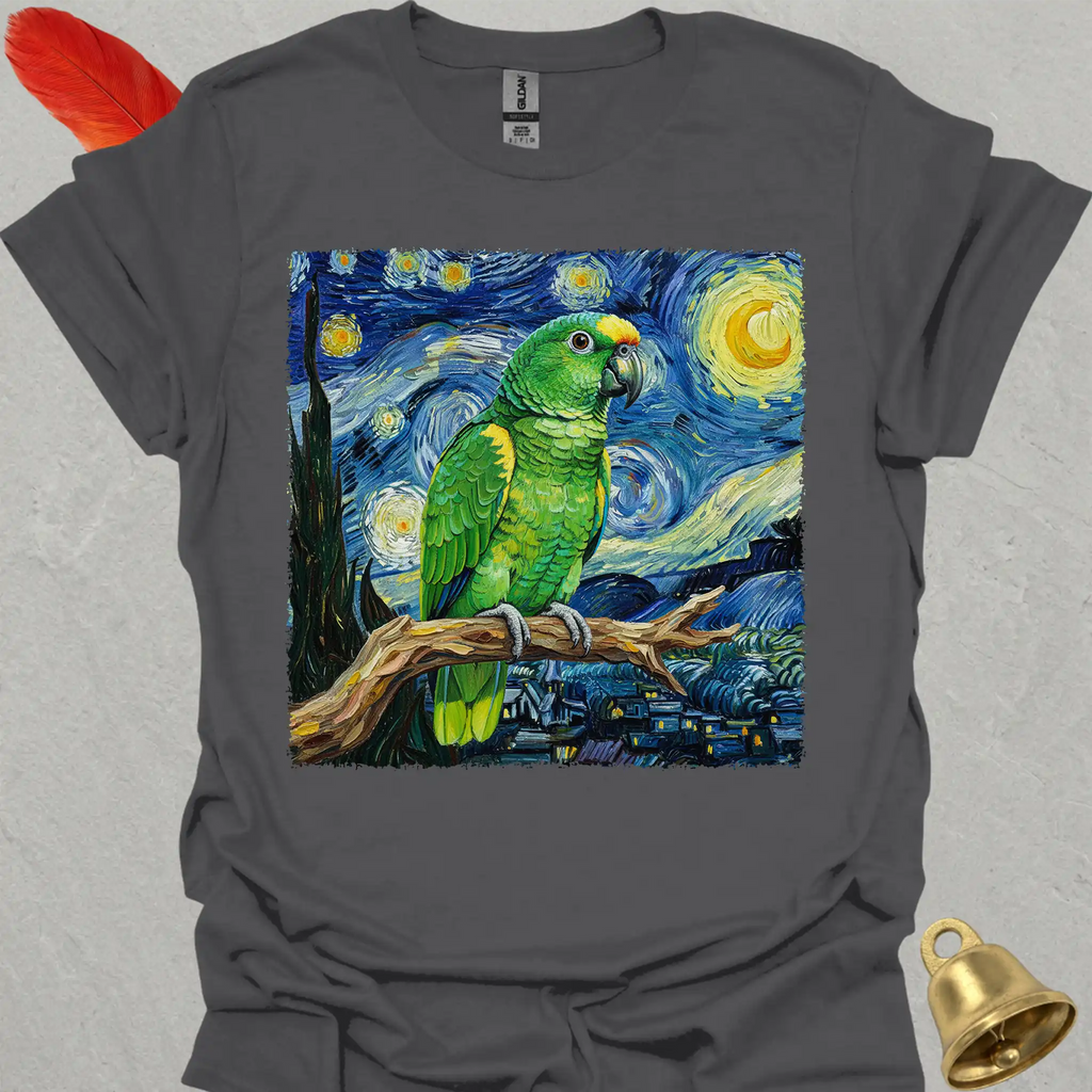Yellow-Naped Amazon Starry Night T-Shirt