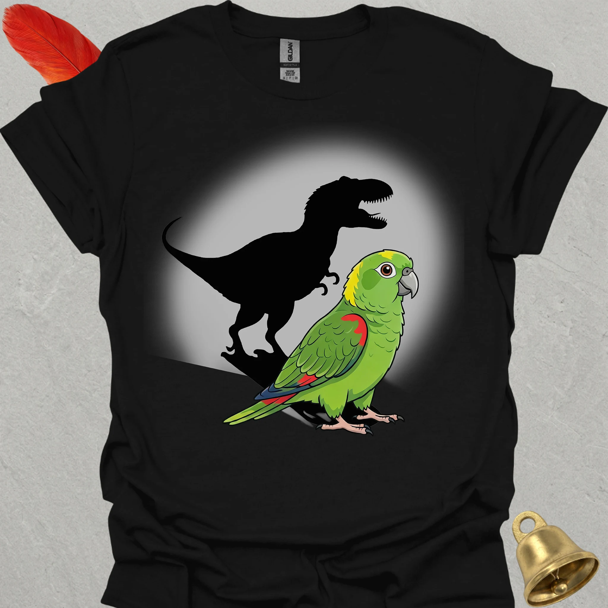 Yellow-Naped Amazon T-Rex T-Shirt