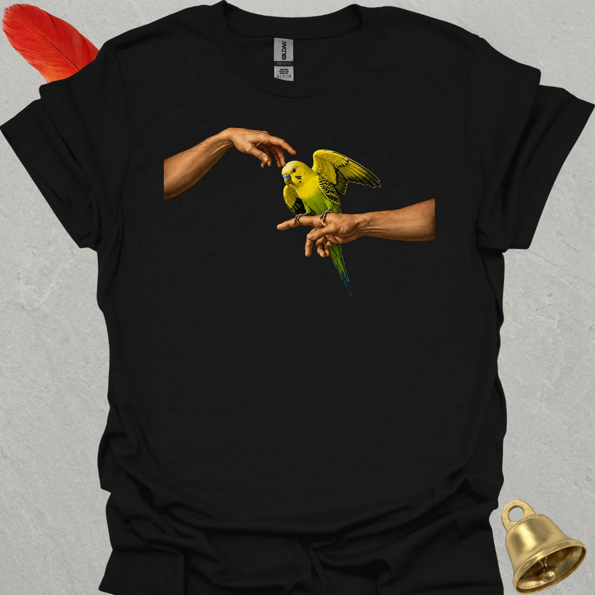 Yellow Parakeet Adam T-Shirt