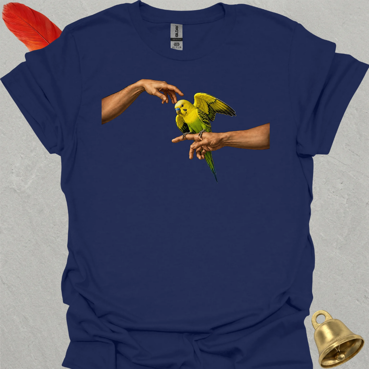 Yellow Parakeet Adam T-Shirt