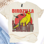 Yellow Parakeet Birdzilla T-Shirt