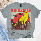 Yellow Parakeet Birdzilla T-Shirt