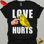 Yellow Parakeet Love Hurts T-Shirt