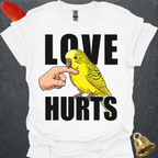 Yellow Parakeet Love Hurts T-Shirt