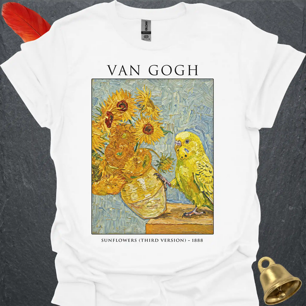 Yellow Parakeet Van Gogh T-Shirt